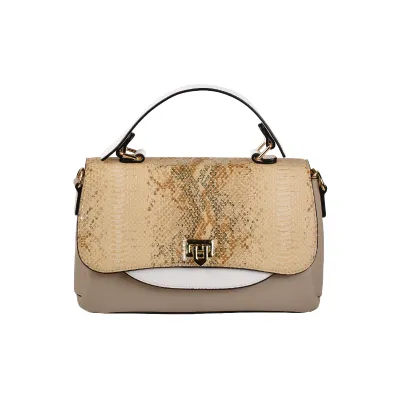 Kelly Hand Bag-Khaki